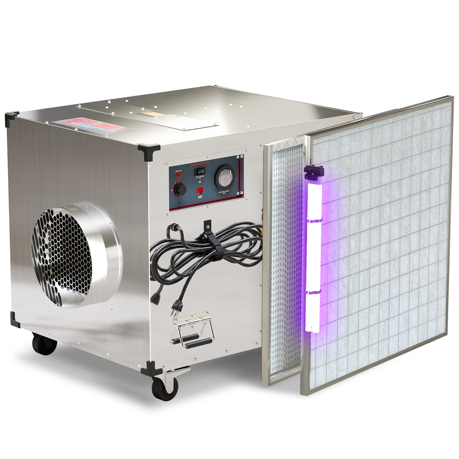 Abestorm 2000 CFM HEPA UVIG Air Scrubber 3-Stage Filtration System , UV-C Light