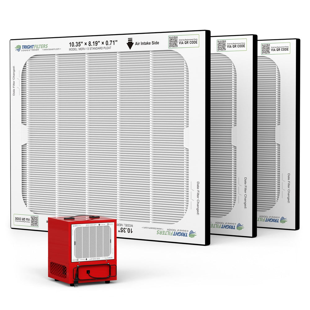 Abestorm MERV-13 Filter for DecDust 1050/1050IG - Pack of 3 & 4