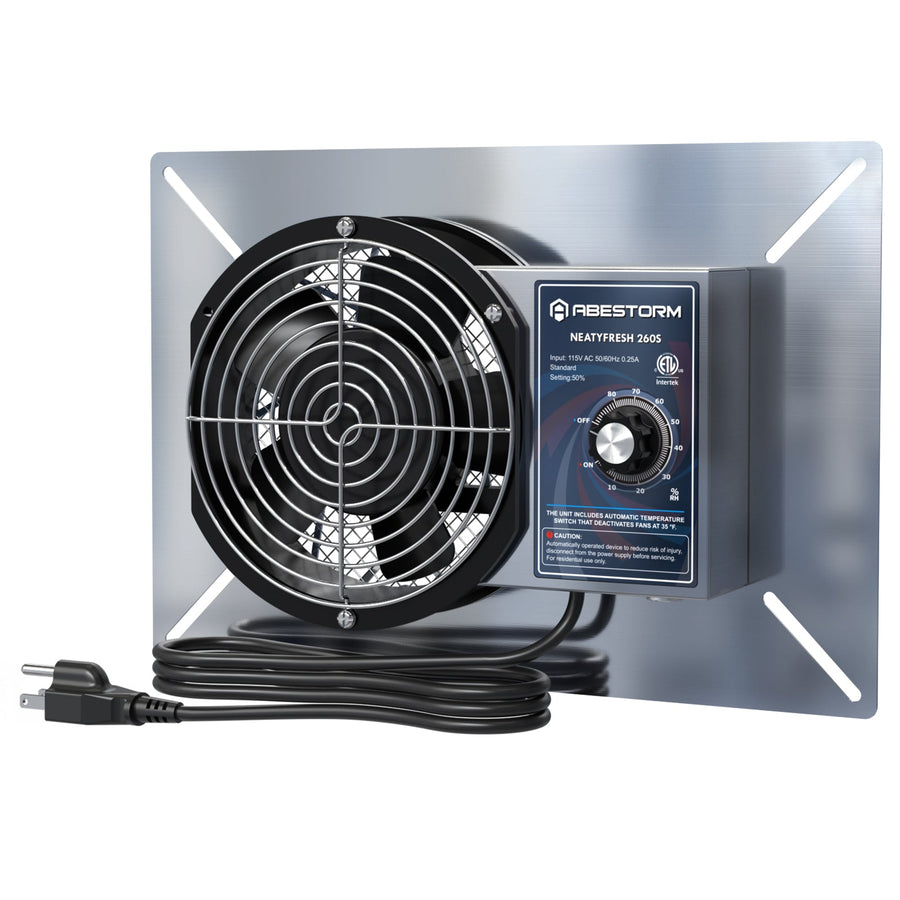Abestorm 260CFM Crawlspace Ventilator Fan | NeatyFresh 260S