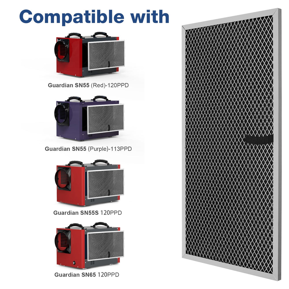 Abestorm 4-Pack MERV-1 Filter Replacement Set for Guardian SN55S/SNS65