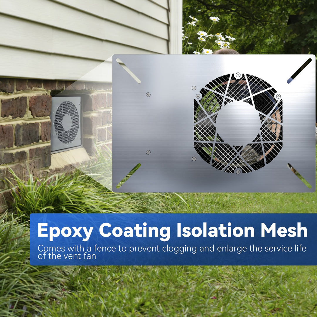 Abestorm 260CFM Crawlspace Ventilator Fan | NeatyFresh 260S