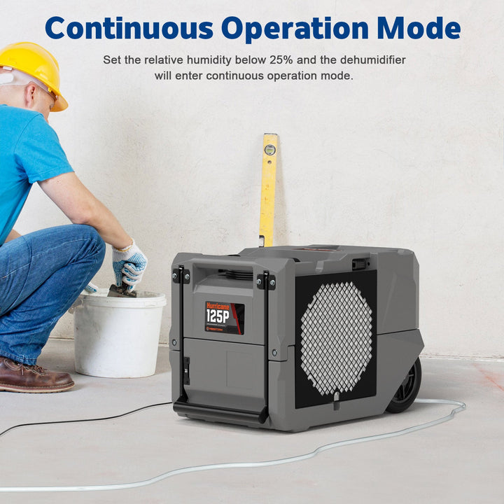 Abestorm 264 PPD 3,000 Sq.Ft Commercial Dehumidifier with Pump and Drain Hose | Hurricane 125P