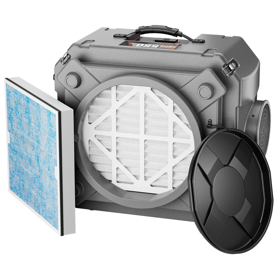 Abestorm 550 CFM HEPA Air Scrubber with 3-Stage Filtration System