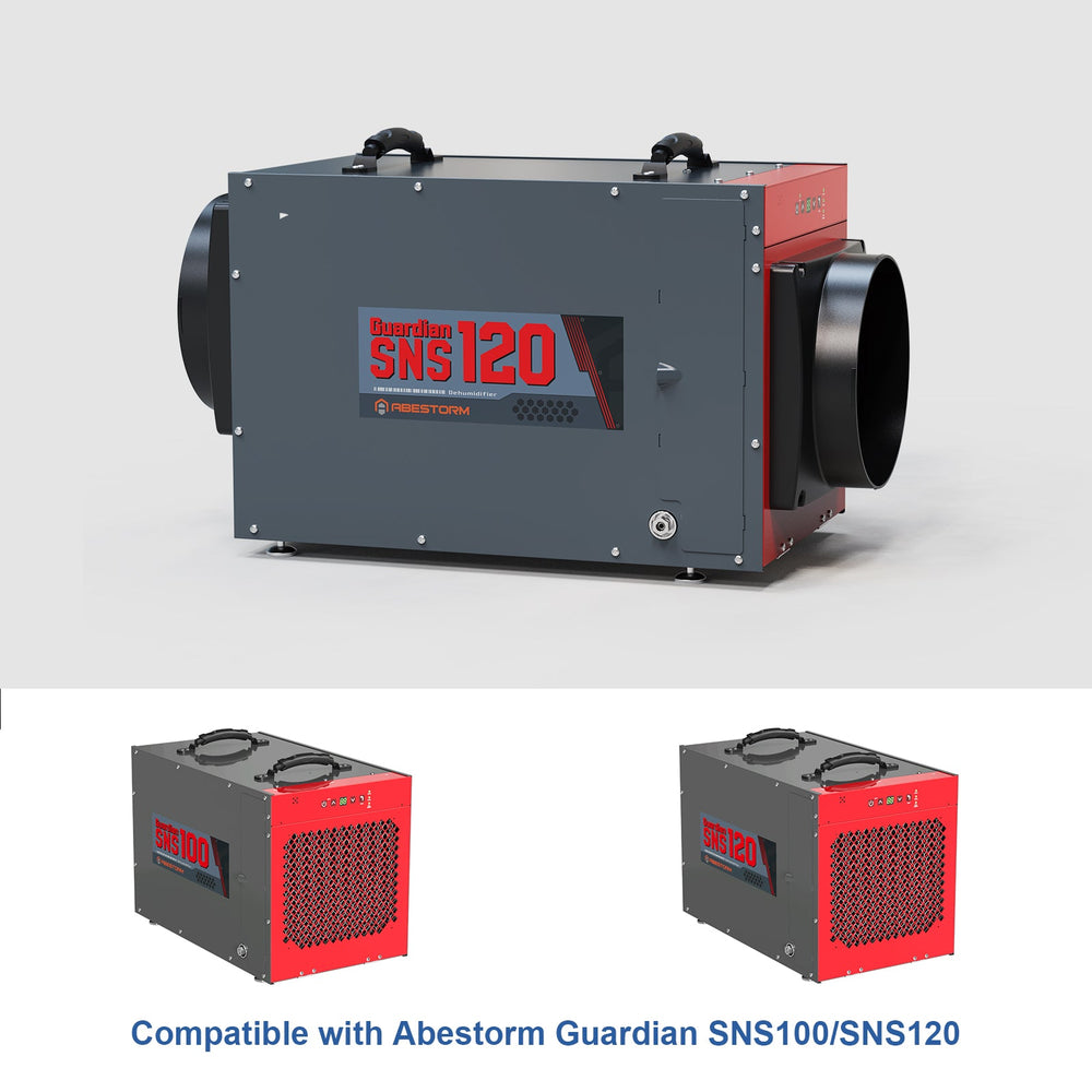 Abestorm Duct Mounting Plate, Plastic Pipe Flange for Guardian SNS100/120 Return & Supply Collar Assembly