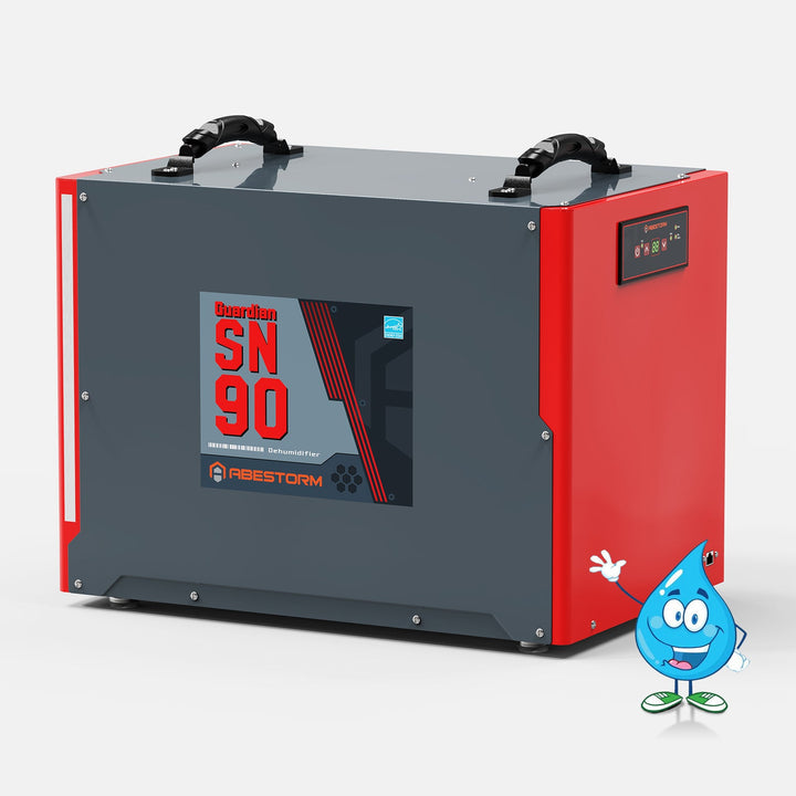 Abestorm 198 PPD Crawl Space Dehumidifier Size for 2,600 Sq. Ft | Guardian SN90 | Energy Star Certified