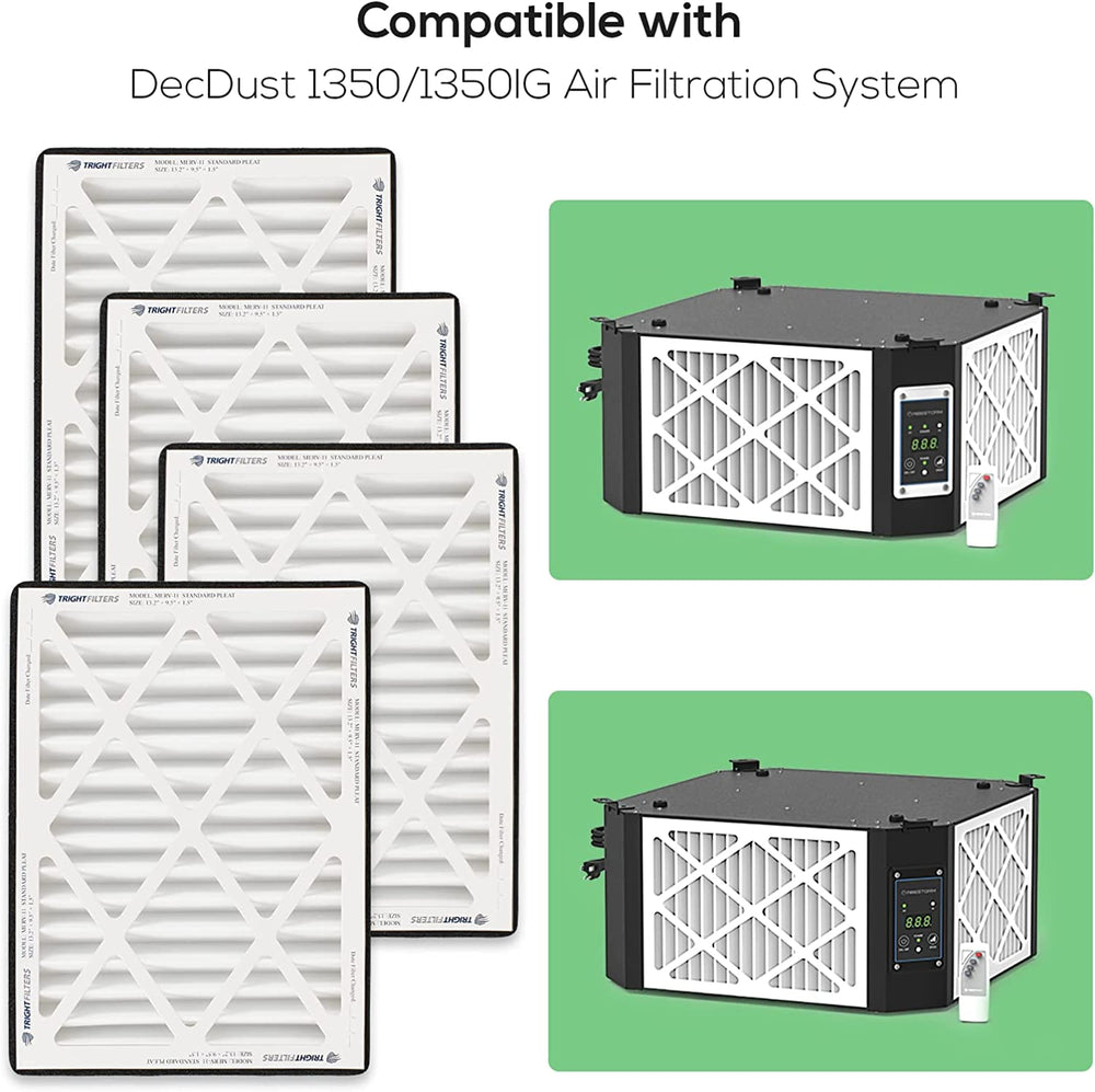 Abestorm 4 Pack MERV11 Filter DecDust1350 / DecDust1350IG