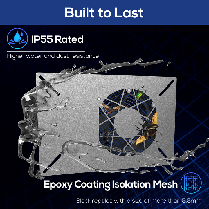 Abestorm 260CFM Crawlspace Ventilation Fan | NeatyFresh 260