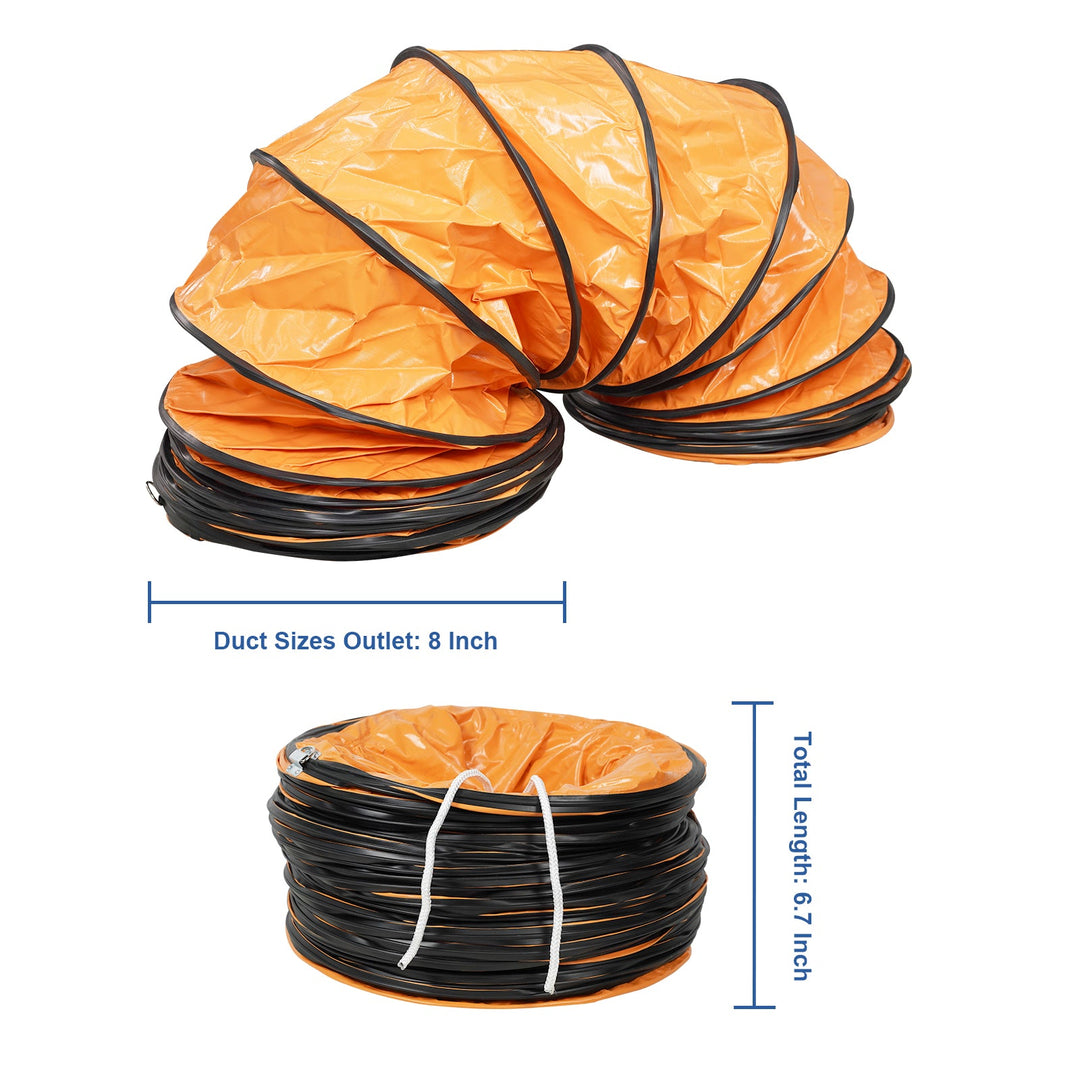 Abestorm 8" PVC Flexible Duct Hose