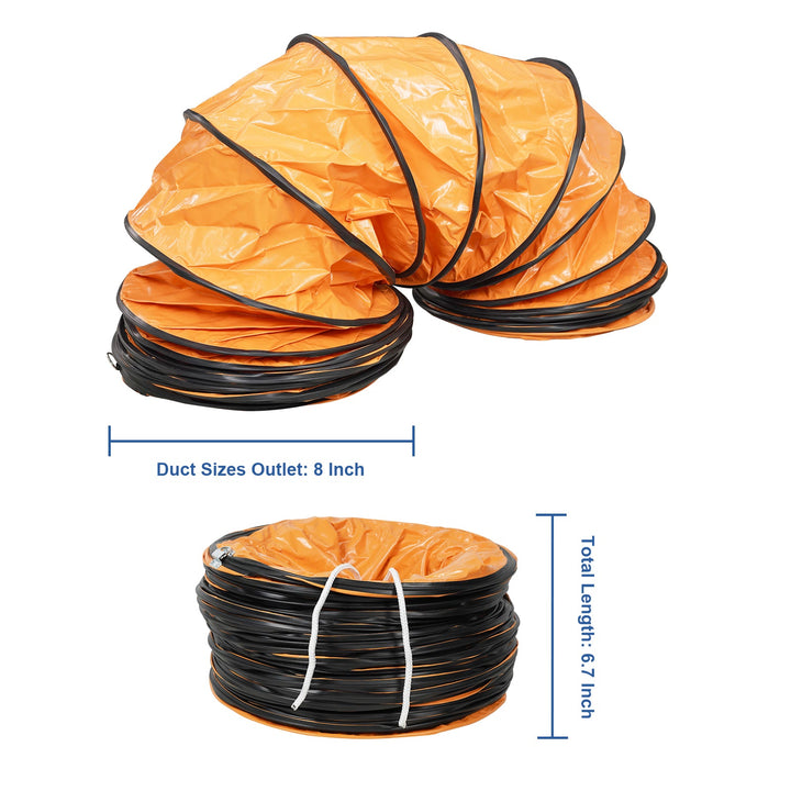 Abestorm 8" PVC Flexible Duct Hose