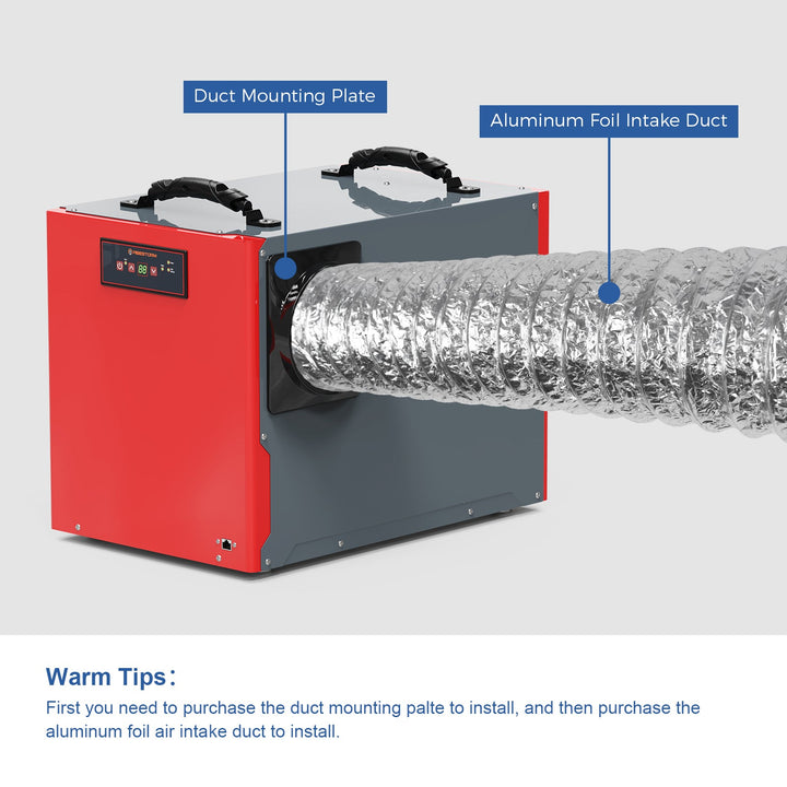 Abestorm Dehumidifier Aluminum Flexible Foil Outlet Duct for Guardian SNS55, SN90 and SNS90, 6 inches in diameter and 11.5 feet long (6")