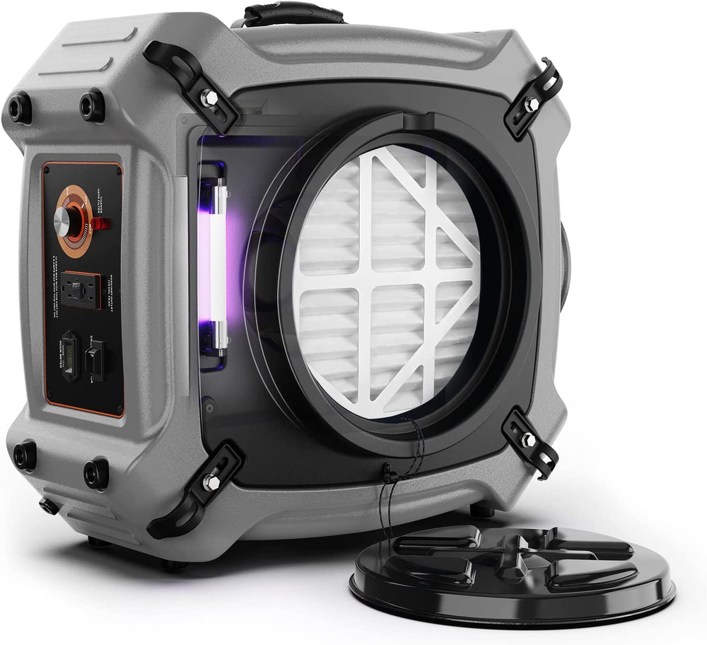 Abestorm 750 CFM HEPA V1 Air Scrubber with 4-Stage Filtration System, UV-C Light