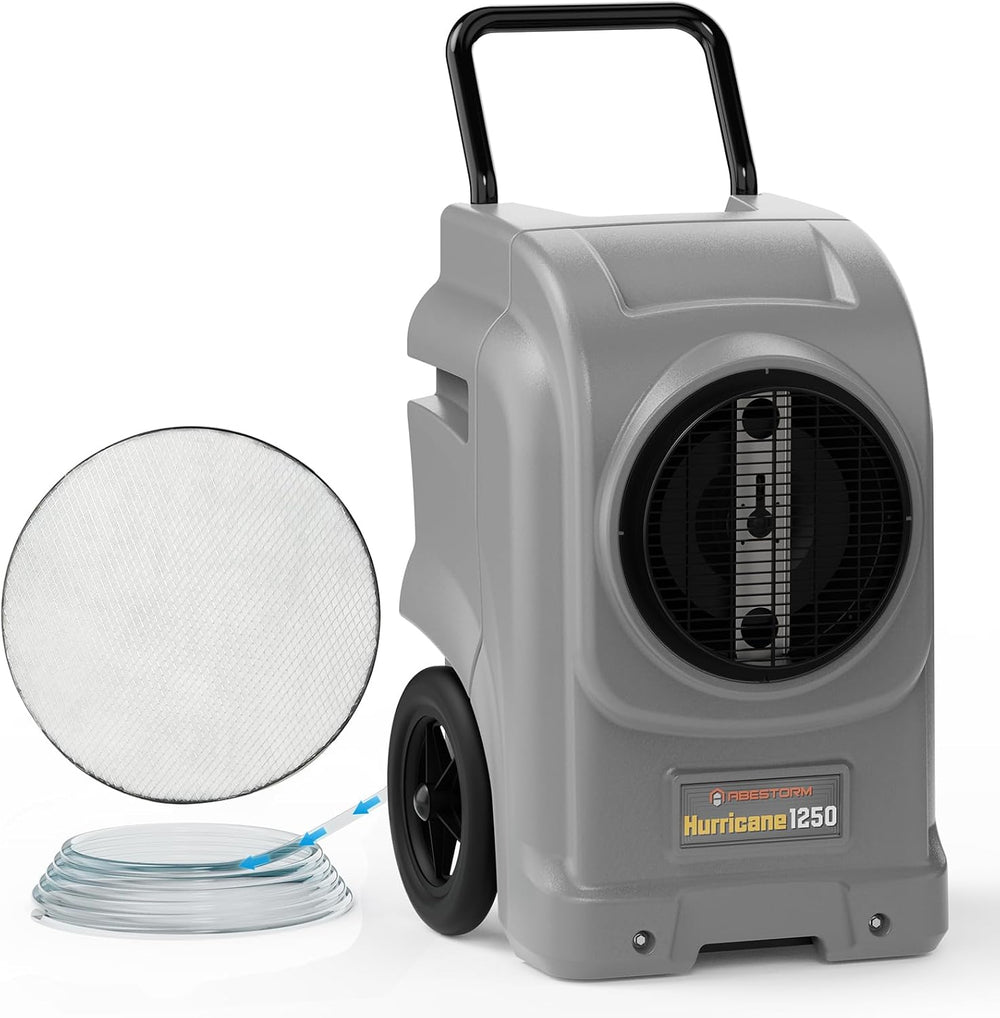 Abestorm 270 PPD 3,000 Sq.Ft Commercial Dehumidifier with Pump, Filters and Drain Hose | Hurricane 1250
