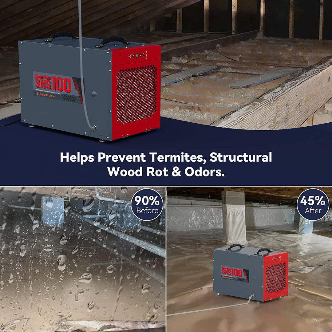 Abestorm 220 PPD Crawl Space Dehumidifier with Pump and Drain Hose | Guardian SNS100