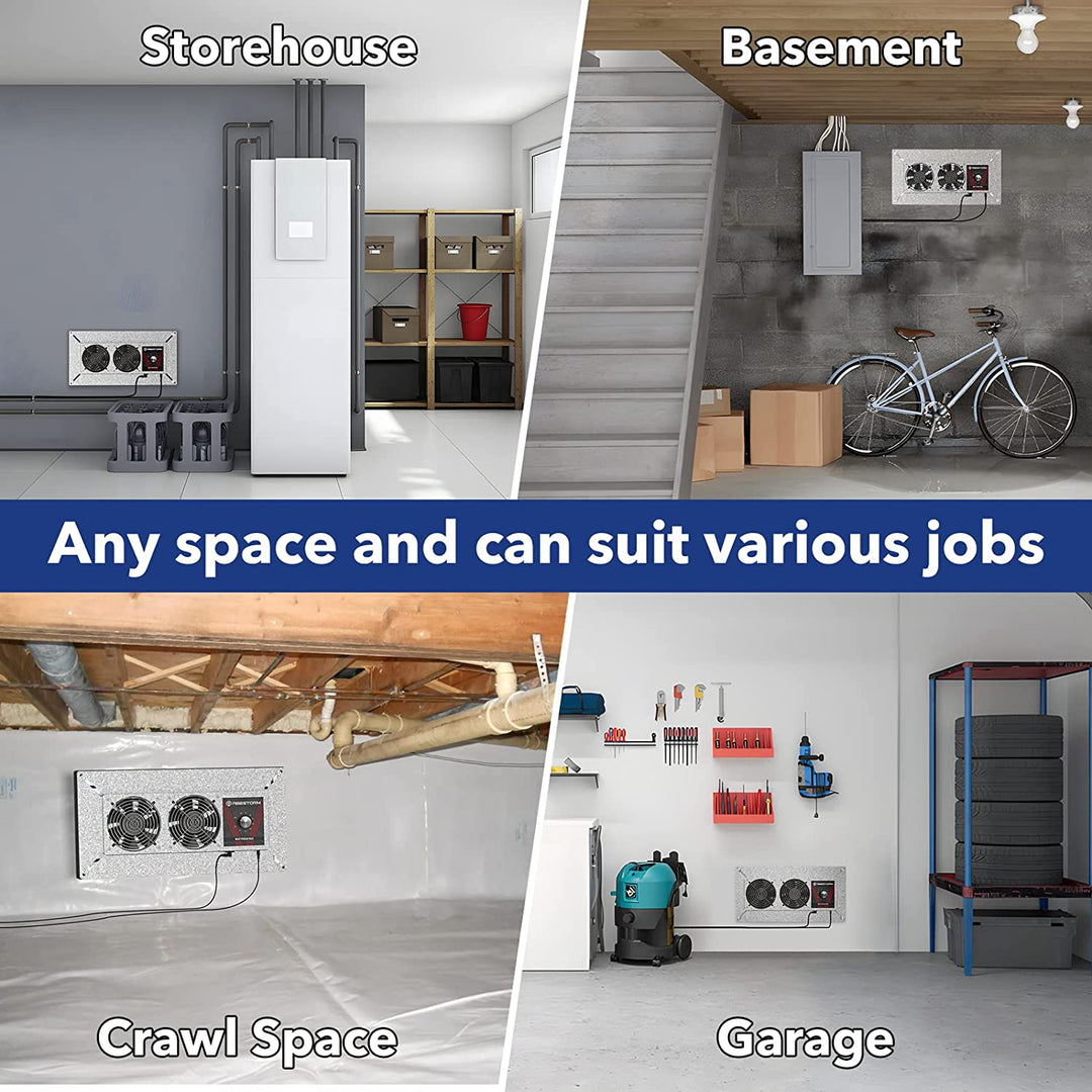 Abestorm NeatyFresh Max Crawlspace Ventilation Fan