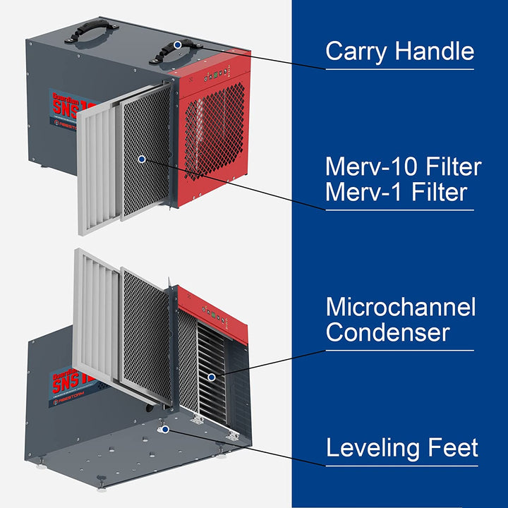 Abestorm 235 PPD Crawl Space Dehumidifier with Pump and Drain Hose | Guardian SNS120