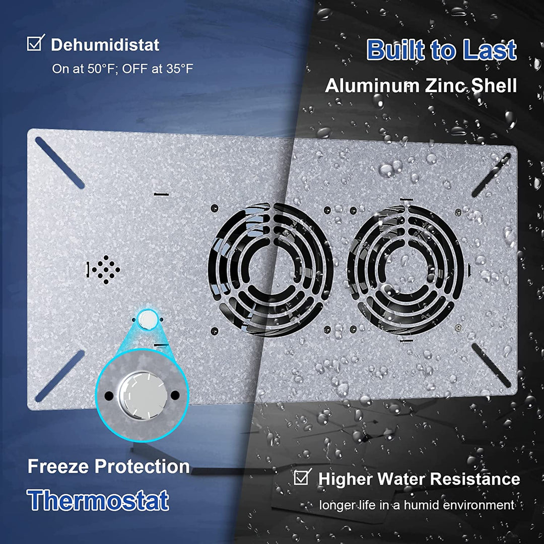 Abestorm NeatyFresh Max Crawlspace Ventilation Fan