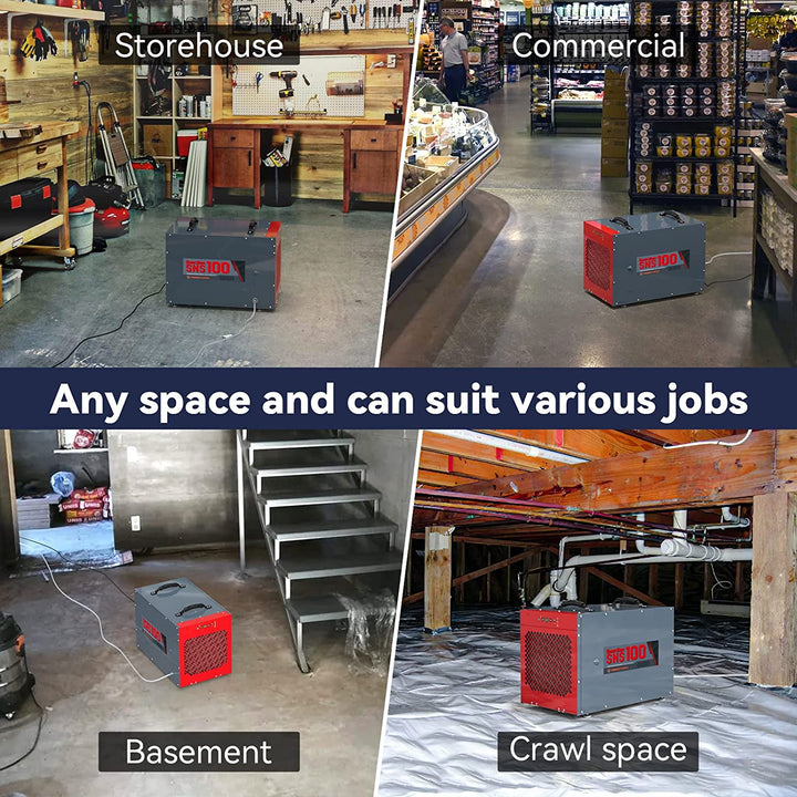 Abestorm 220 PPD Crawl Space Dehumidifier with Pump and Drain Hose | Guardian SNS100