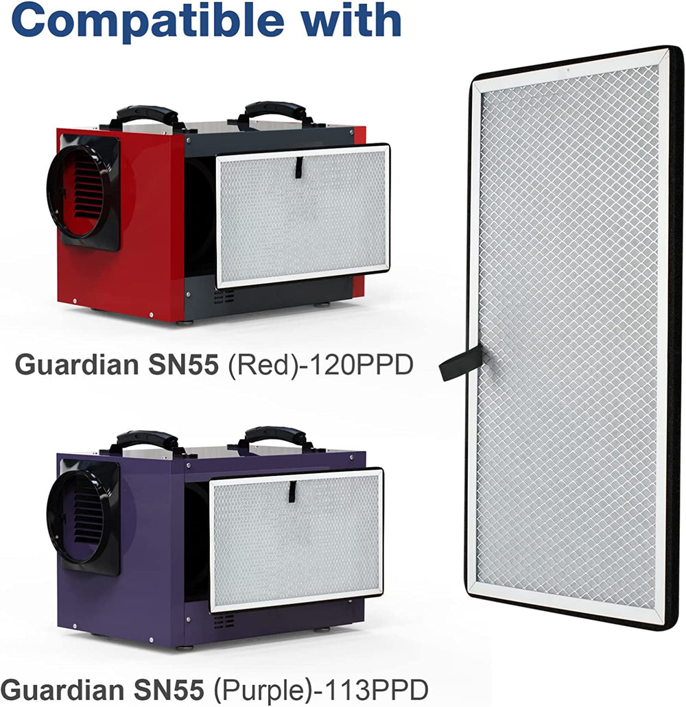 Abestorm 4 Pack MERV-8 Filter for Guardian SN55/SNS65