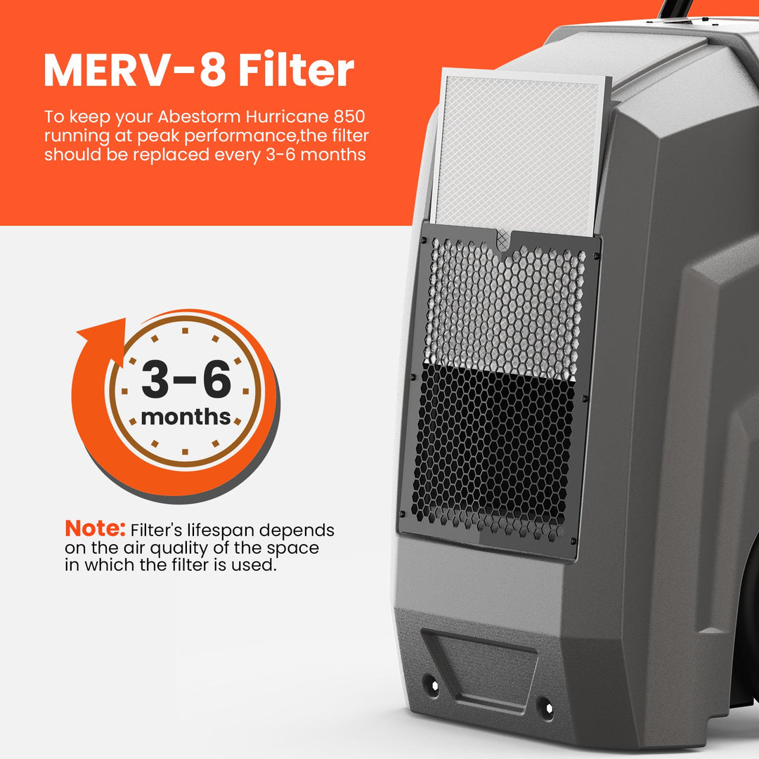 Abestorm 180 PPD 2,300 Sq.Ft Commercial Dehumidifier with Pump and Drain Hose | Hurricane 850