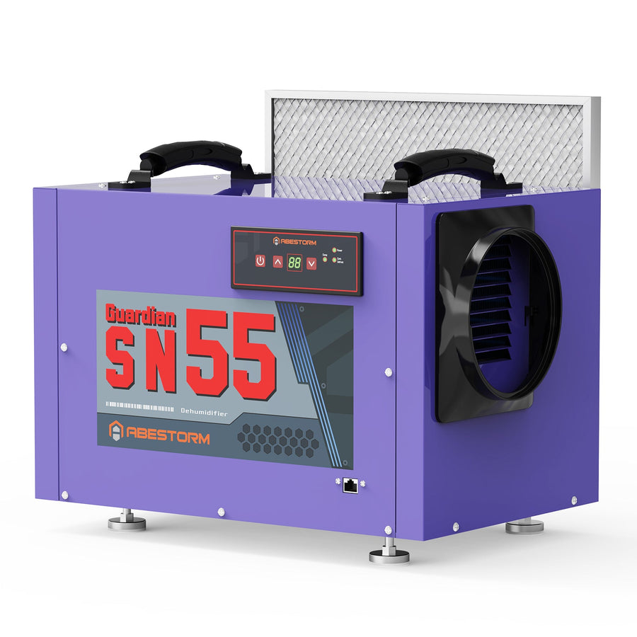 Abestorm 113 PPD Crawl Space Dehumidifier with Drain Hose(Purple) | Guardian SN55