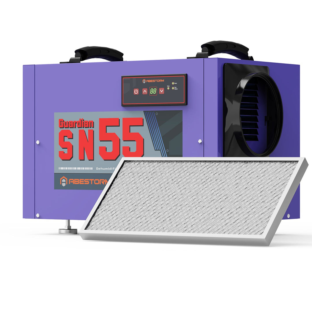 Abestorm 113 PPD Crawl Space Dehumidifier with Drain Hose(Purple) | Guardian SN55