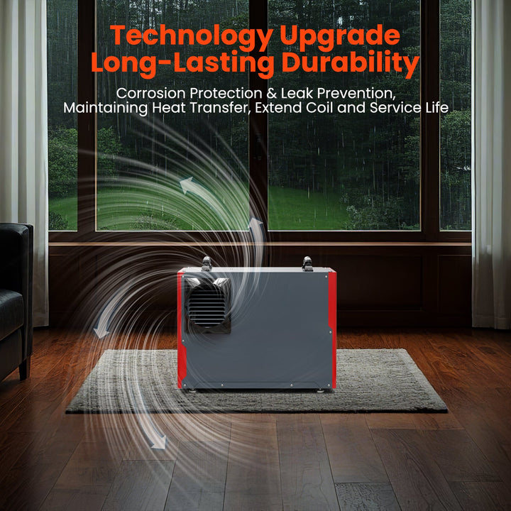 Abestorm 198 PPD Crawl Space Dehumidifier with Pump and Drain Hose | Guardian SNS90 | Energy Star Certified