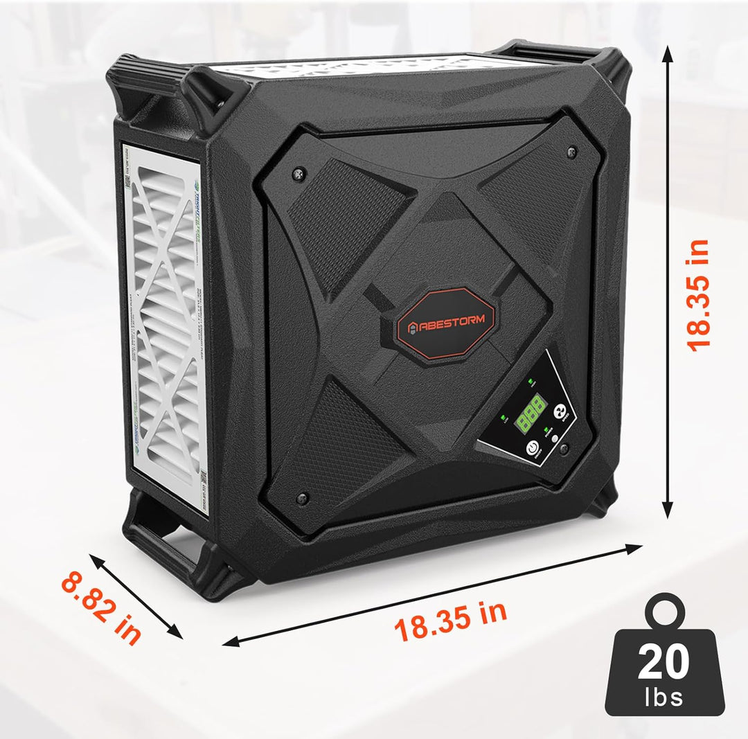 Abestorm 3-side Air Intake Air Filtration System Built-in Ionizer | DecDust 780IG
