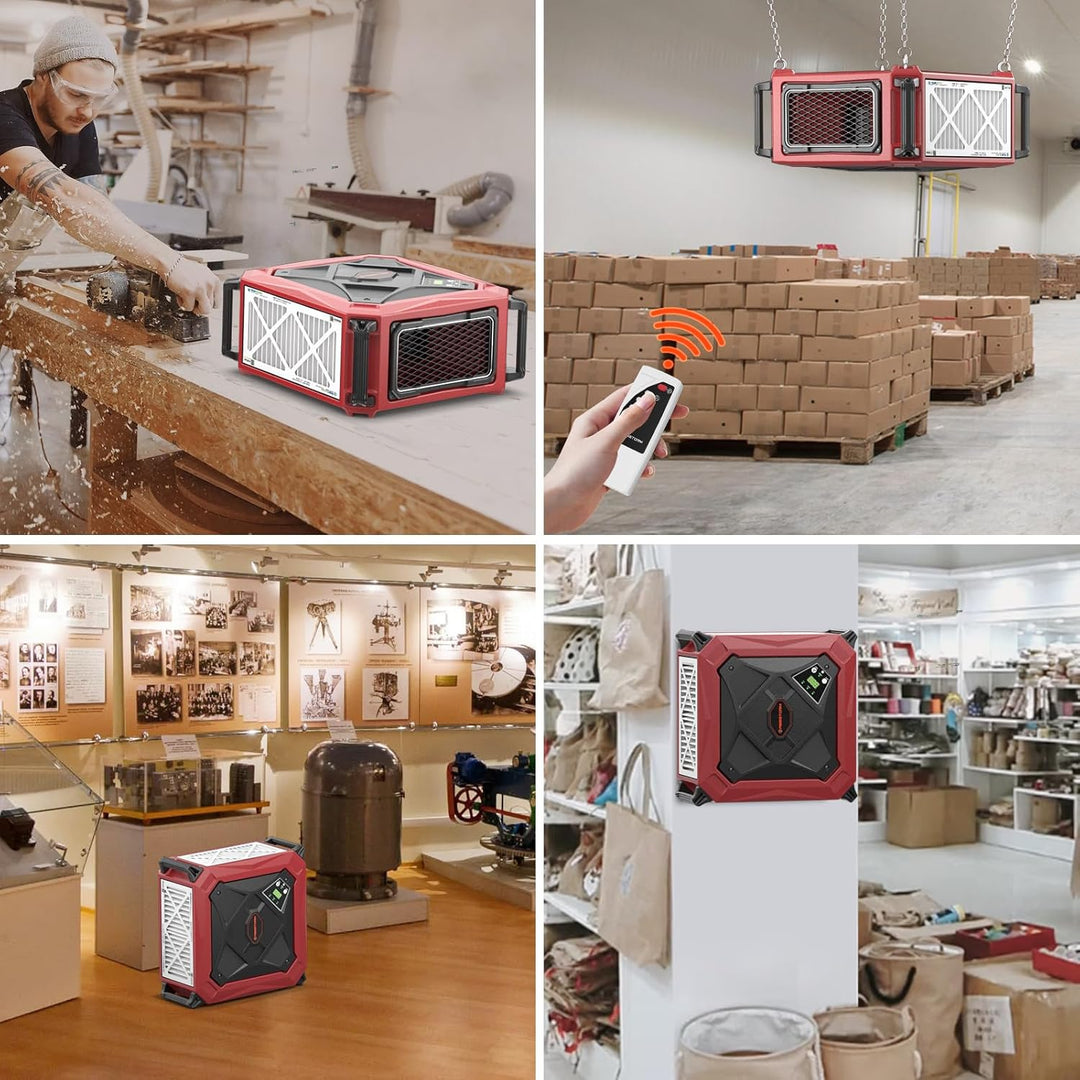 Abestorm 270 Degree Intake Air Filtration System Built-in Ionizer | DecDust 1080IG