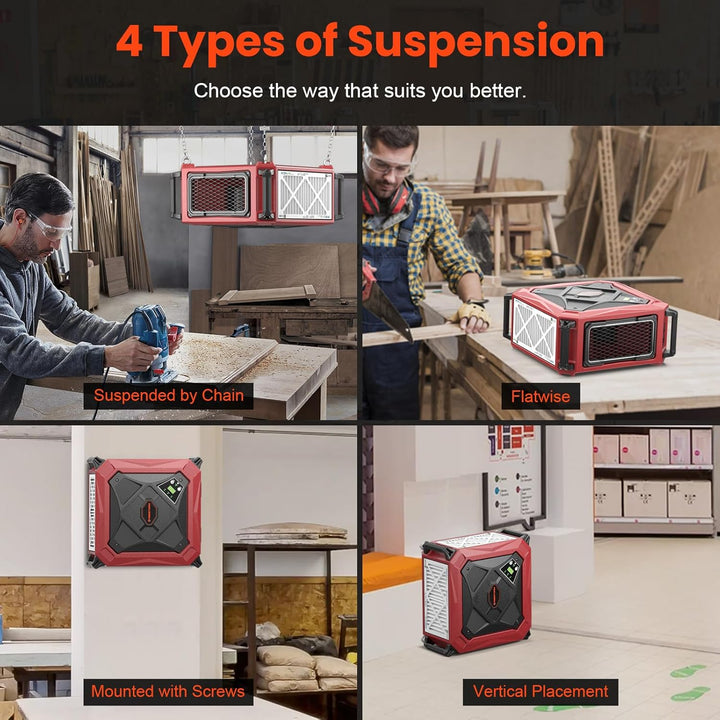 Abestorm 270 Degree Intake Air Filtration System Built-in Ionizer | DecDust 1080IG