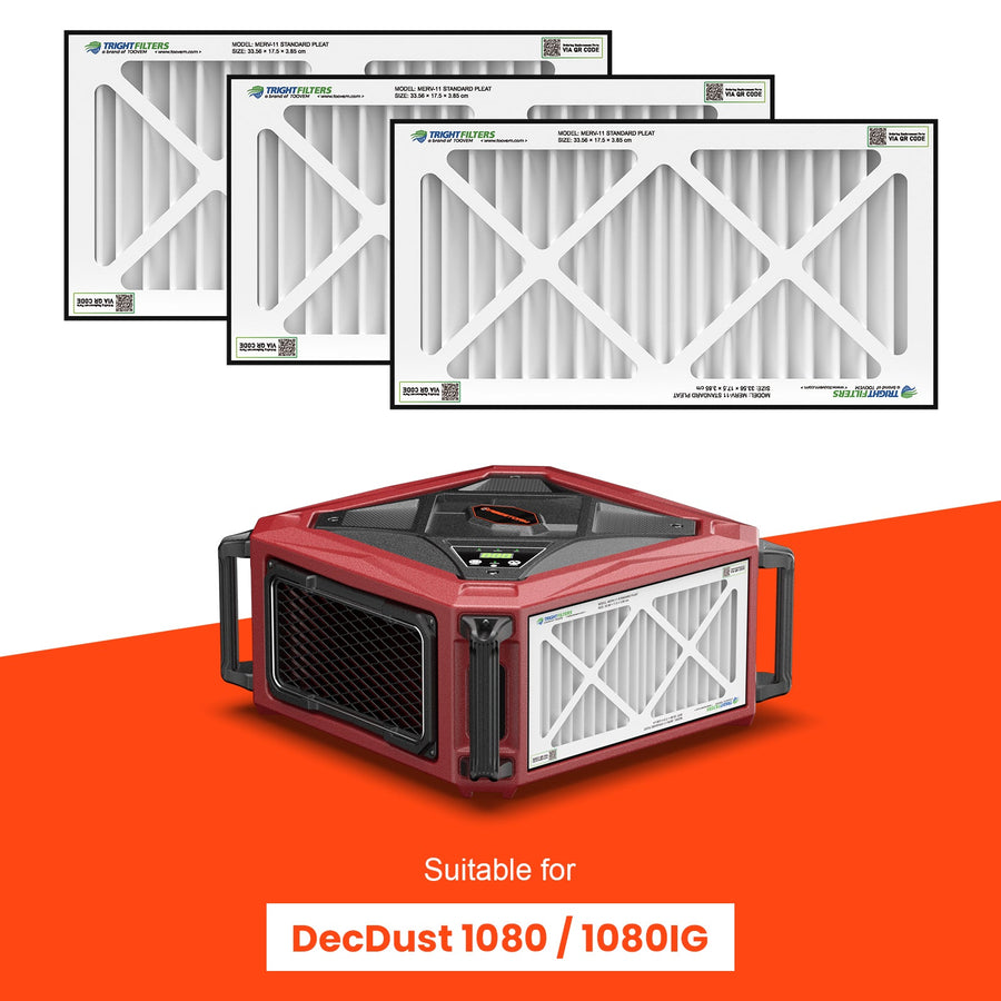 Abestorm 3 Pack MERV-11 Filter for DecDust 1080/1080IG