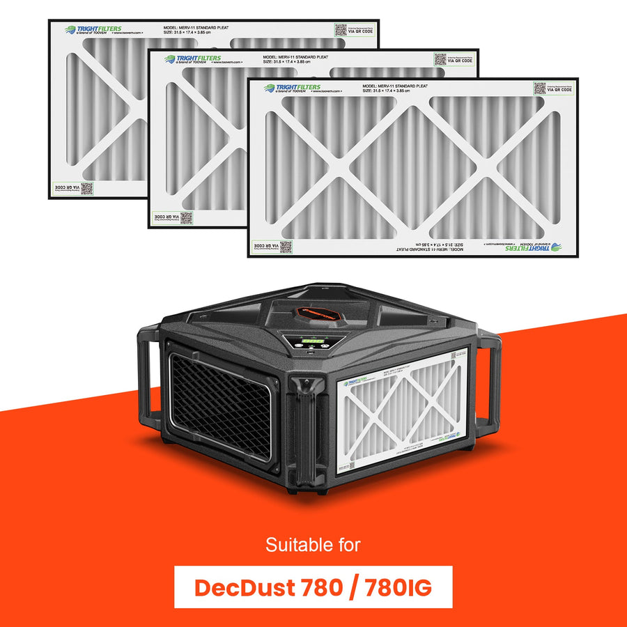 Abestorm 3 Pack MERV-11 Filter for DecDust 780/780IG