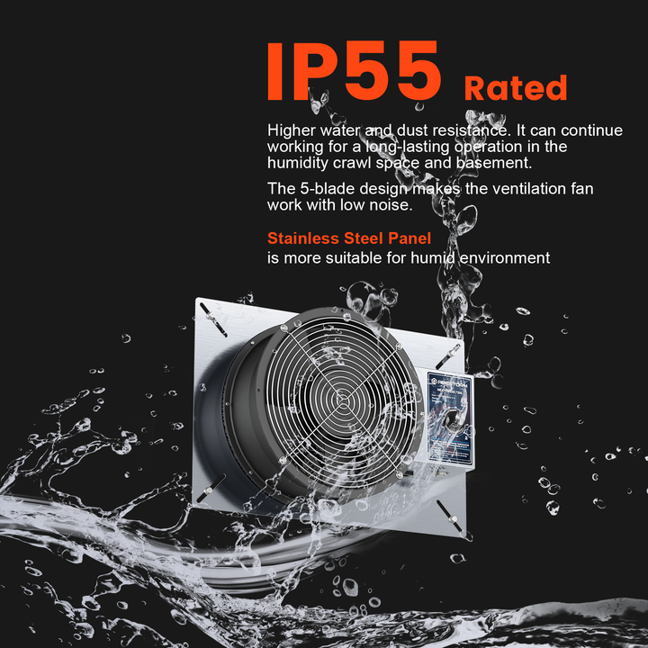 Abestorm 720CFM Crawlspace Ventilator Fan | NeatyFresh 720S