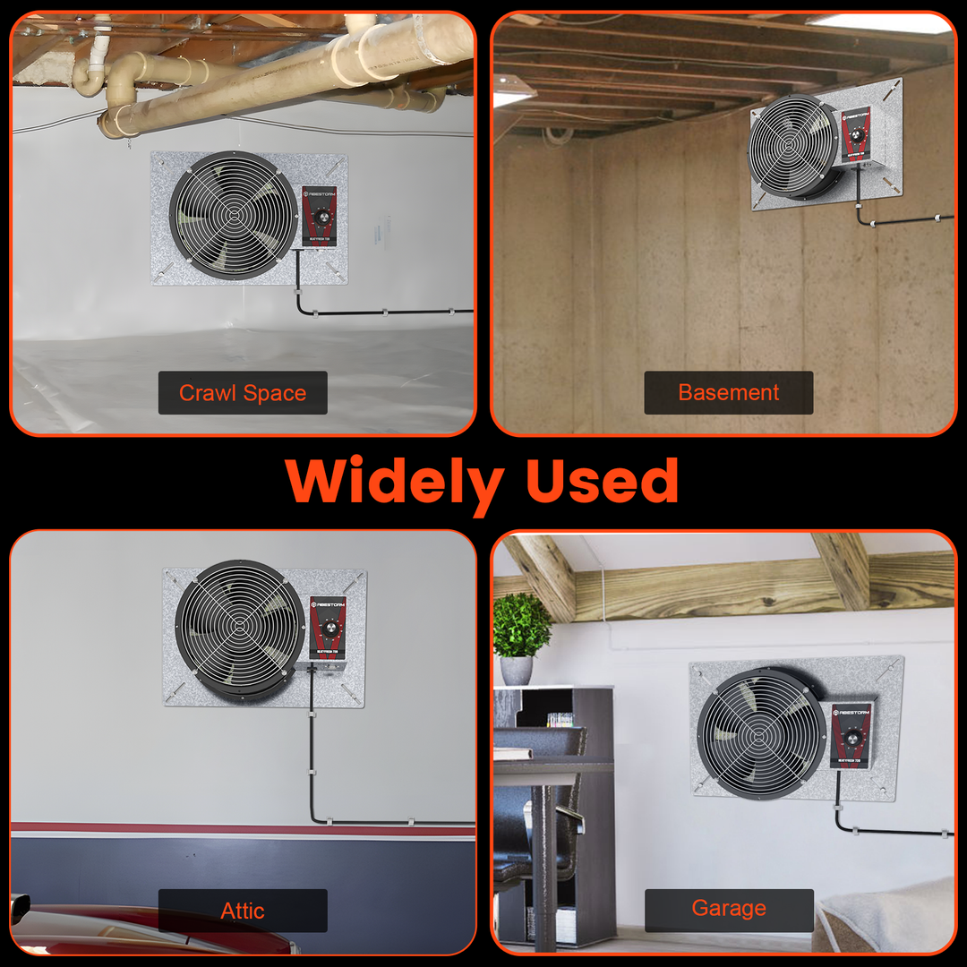 Abestorm 720CFM Crawlspace Ventilation Fan | NeatyFresh 720