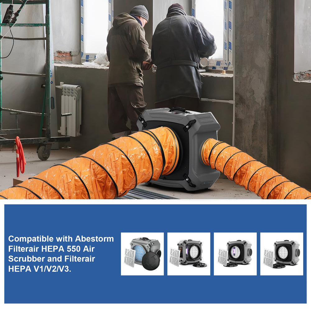 Abestorm 8" PVC Flexible Duct Hose